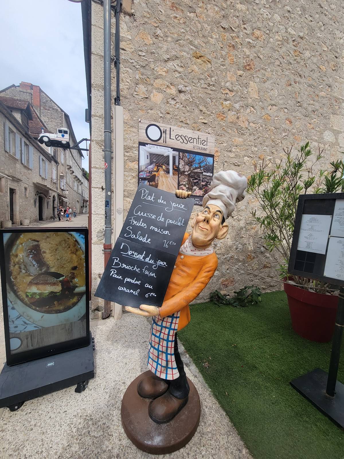 Menu de L'Essentiel