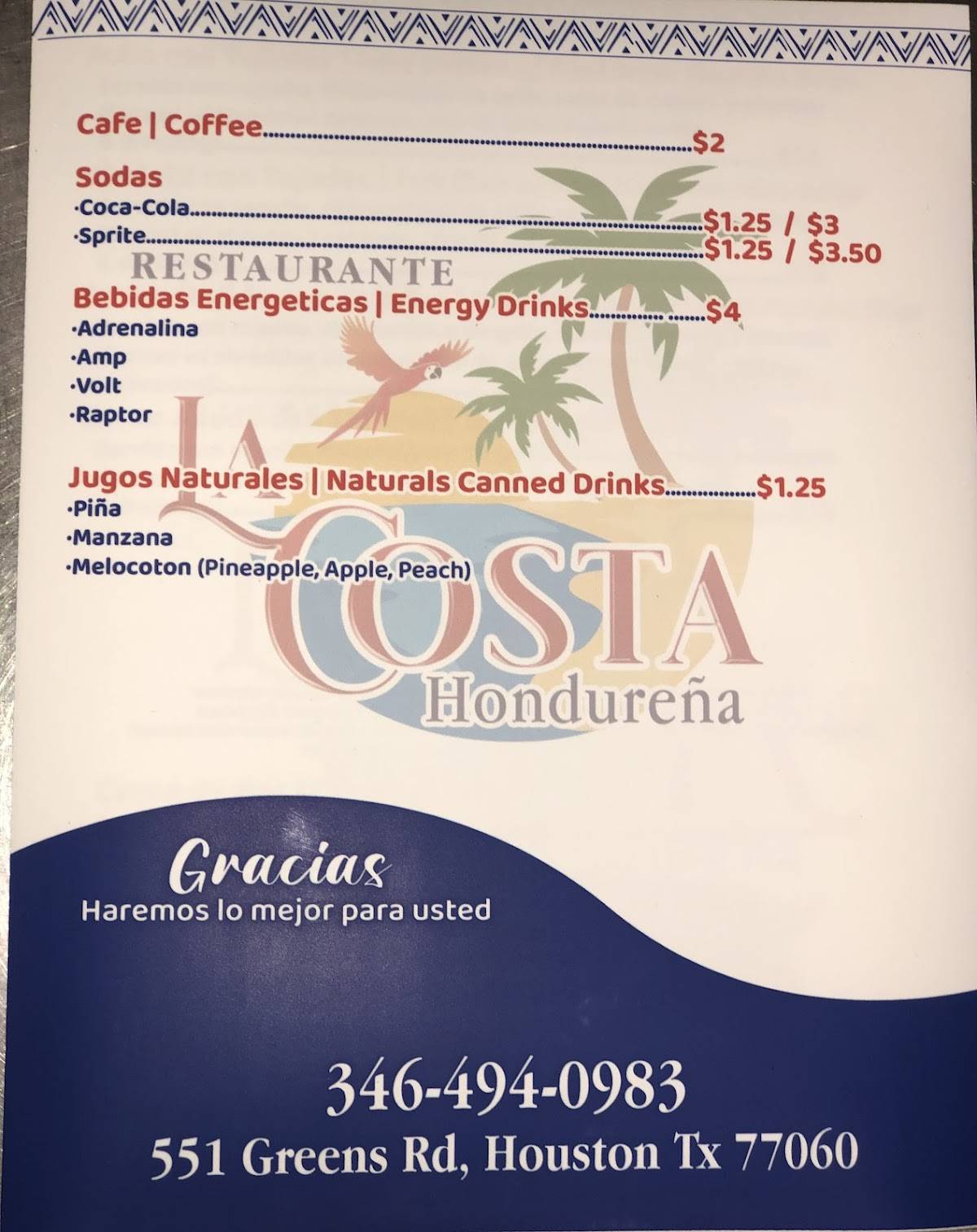 carta-del-restaurante-la-costa-hondure-a-houston