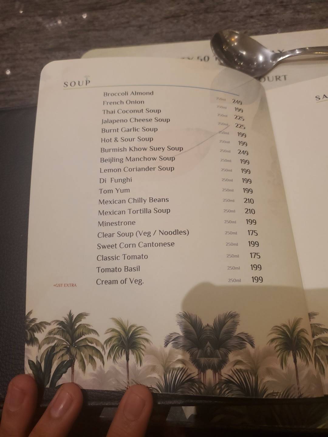 La Fountain Blu / Restaurant/Banquet/Party Plot/ Food Court menu