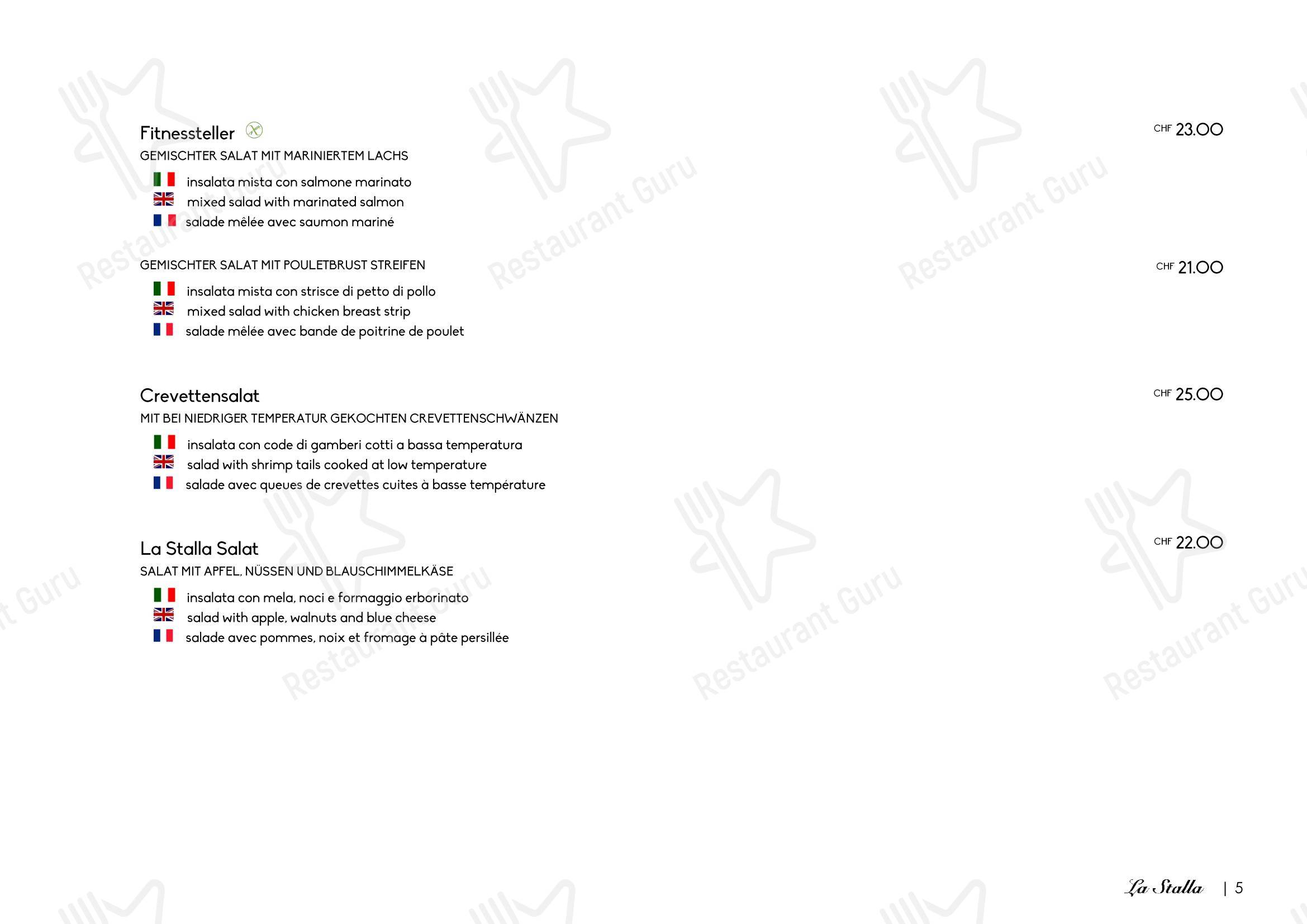 La Stalla Restaurant Pizzeria in San Maurizio - Основное меню