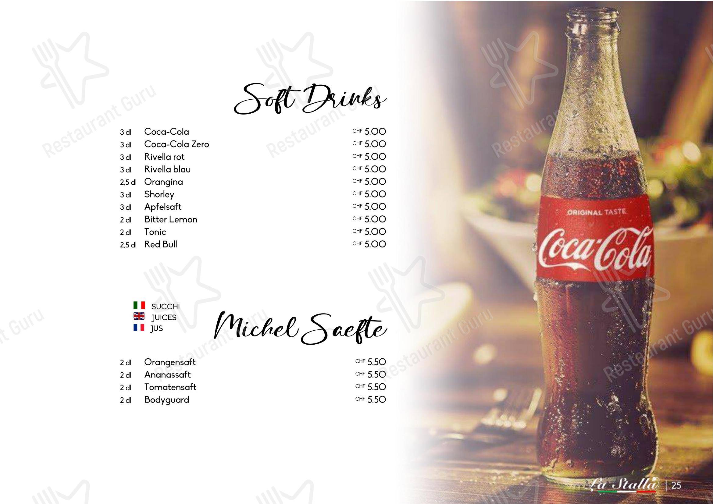 La Stalla Restaurant Pizzeria in San Maurizio - Основное меню