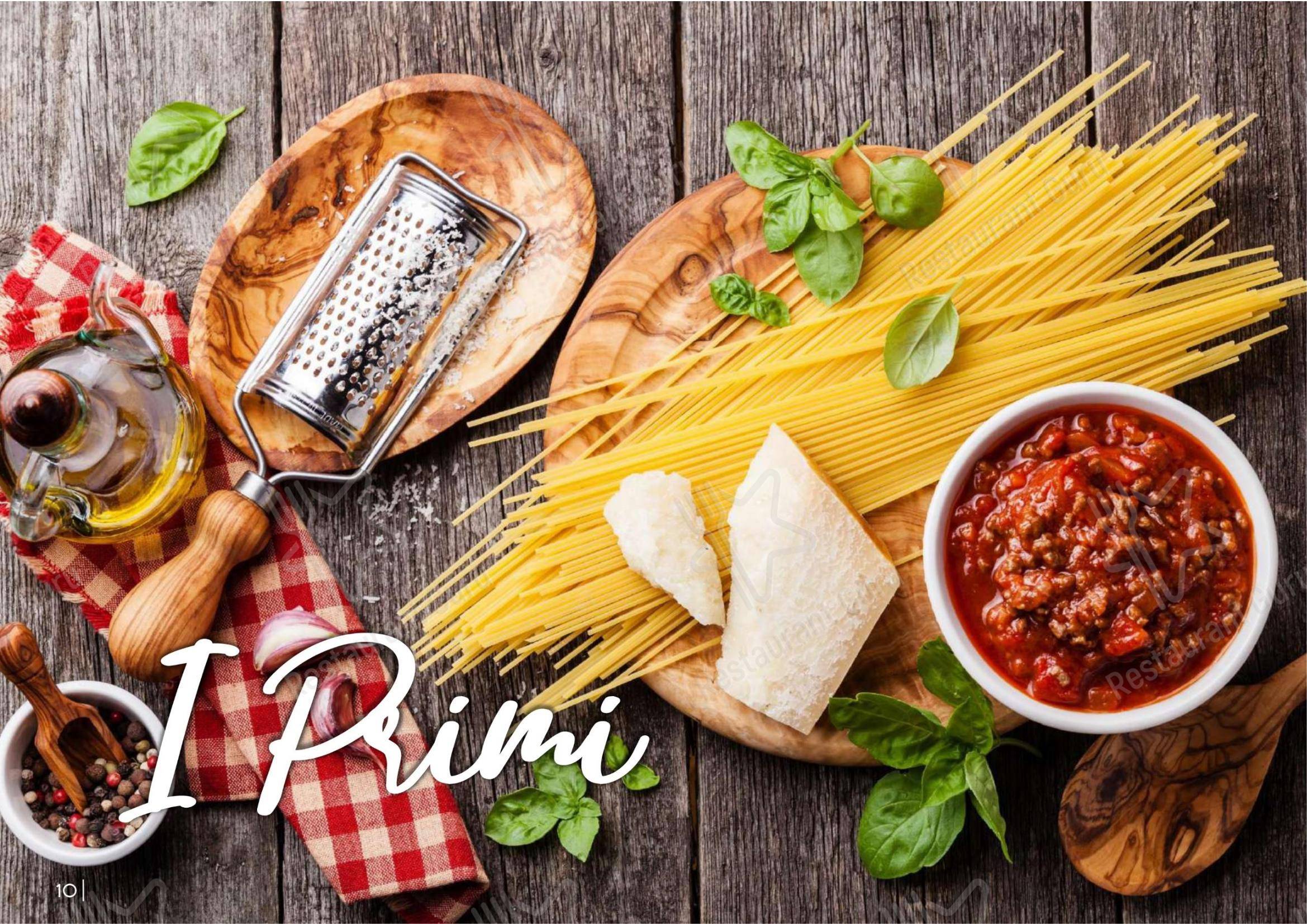 Основное меню per La Stalla Restaurant Pizzeria in San Maurizio