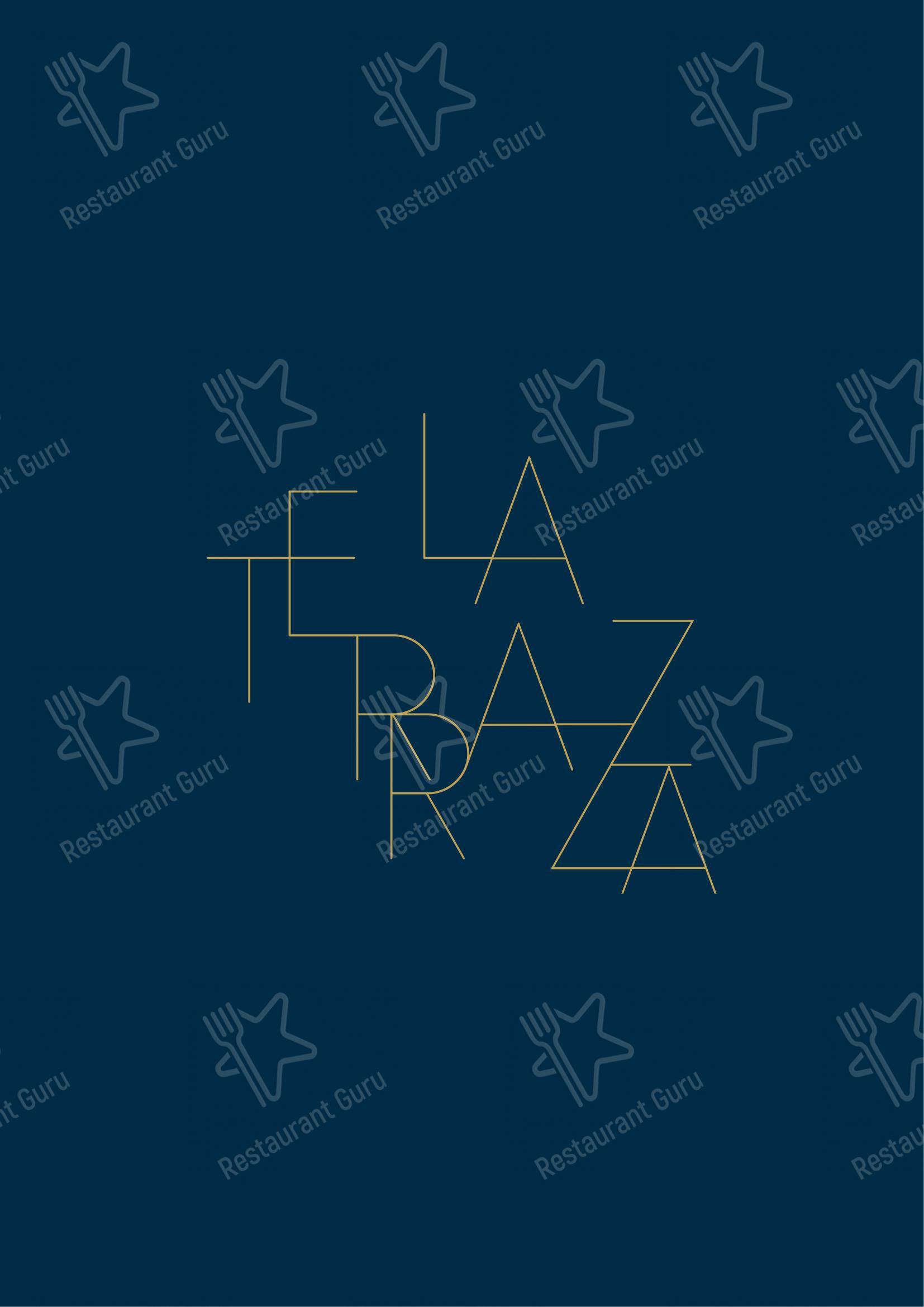 Menu bar per La Terrazza in Roma