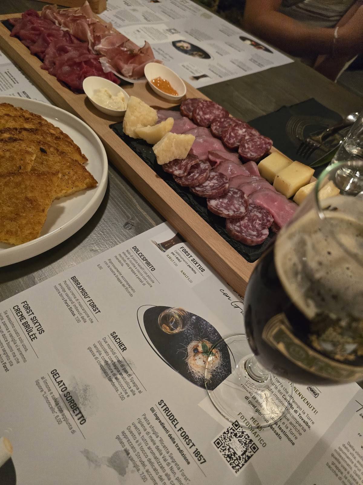 Menu di La Torre - Biergarten Forst 