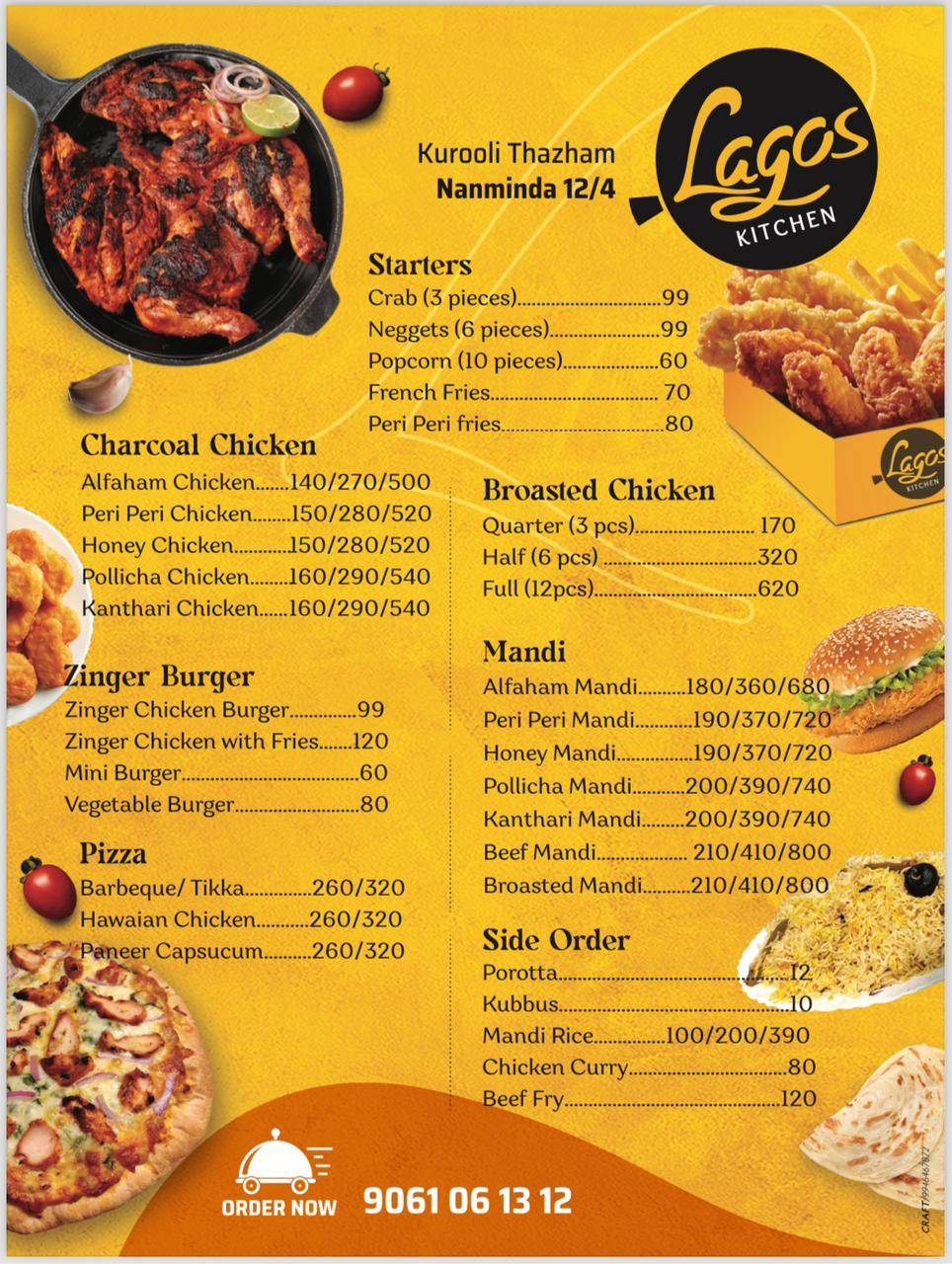 Lagos Kitchen menu
