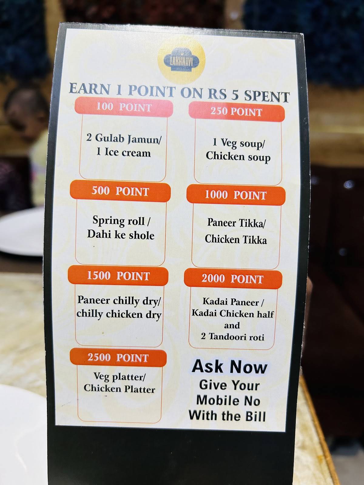 Lakhnavi Swaad - Family Restaurant & Banquet menu