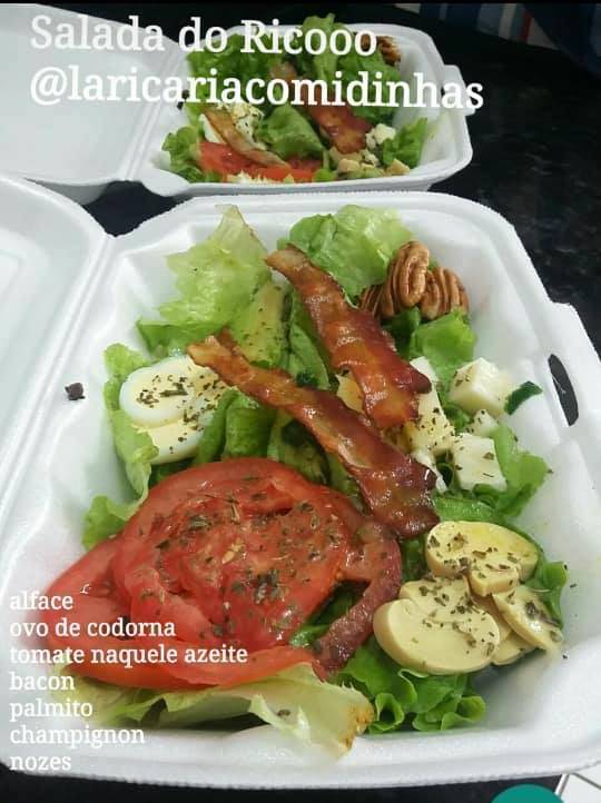 Laricaria Comidinhas Especiais cardápio