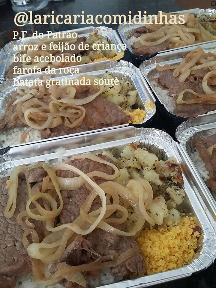 Laricaria Comidinhas Especiais cardápio