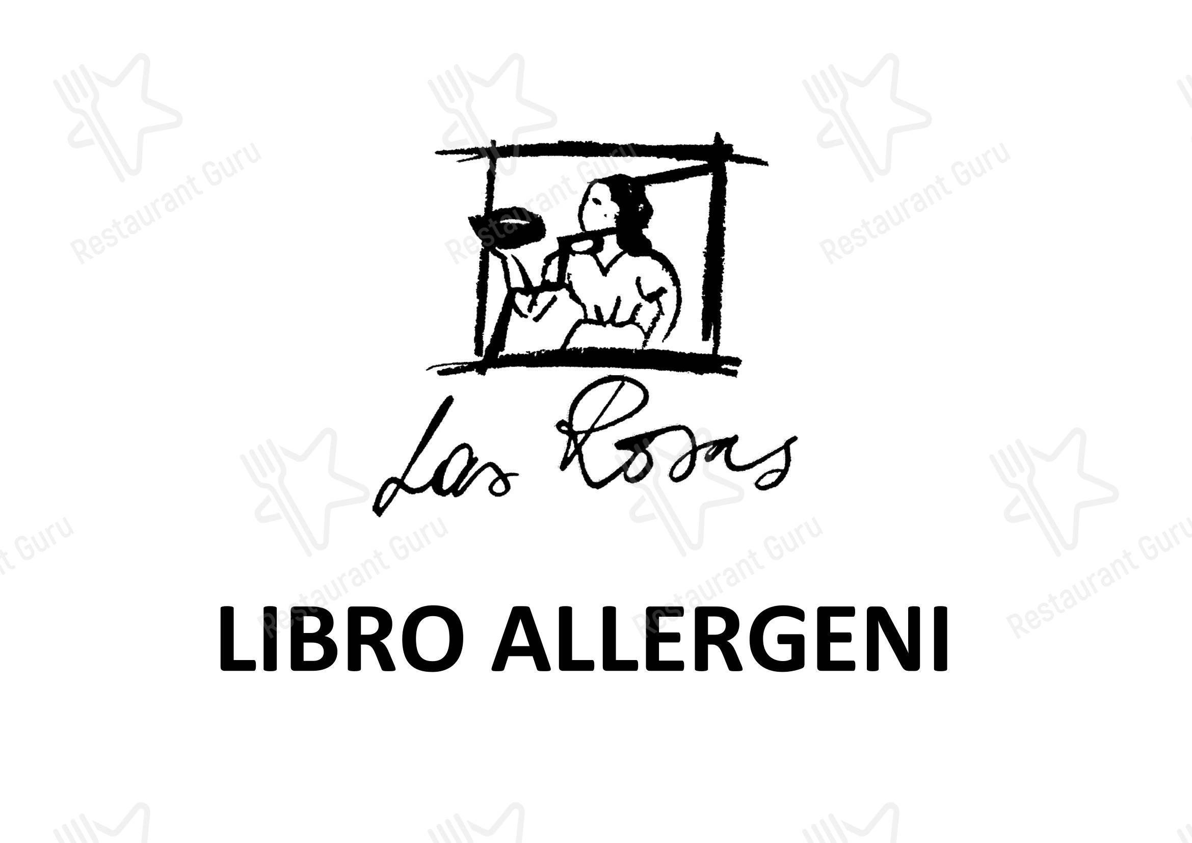 Menu per Las Rosas in Torino