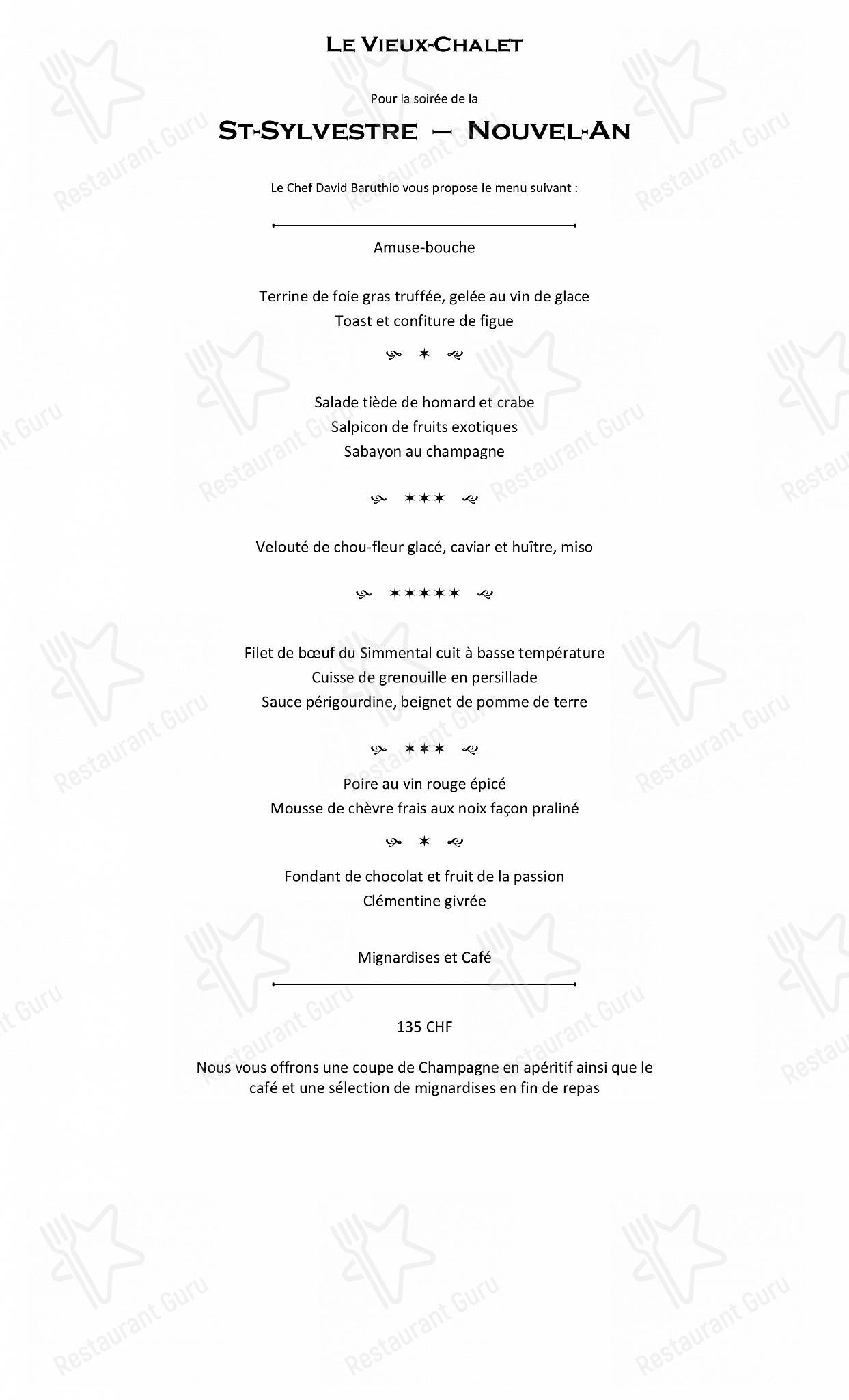 Детское per Restaurant Le Vieux-Chalet steakhouse