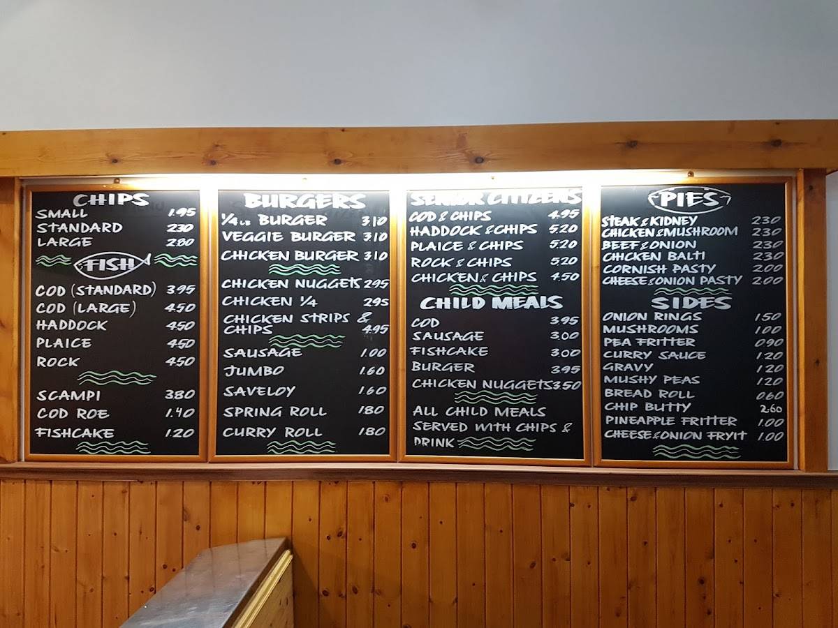 Menu at Lemon Plaice Fish and Chips fast food, Andover