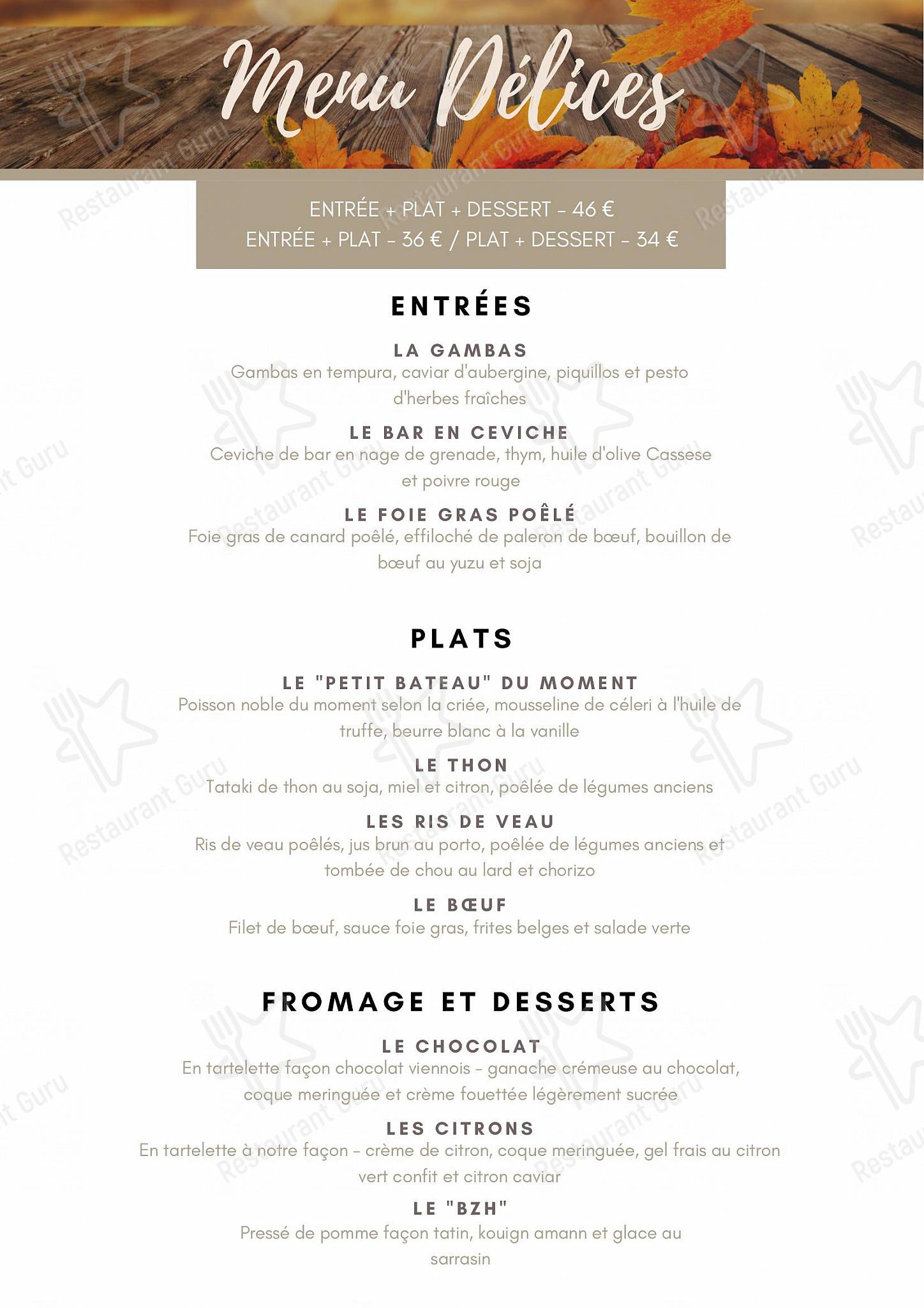 Vegan Menu pour Restaurant Les Halles Saint-Grégoire dans Saint-Grégoire