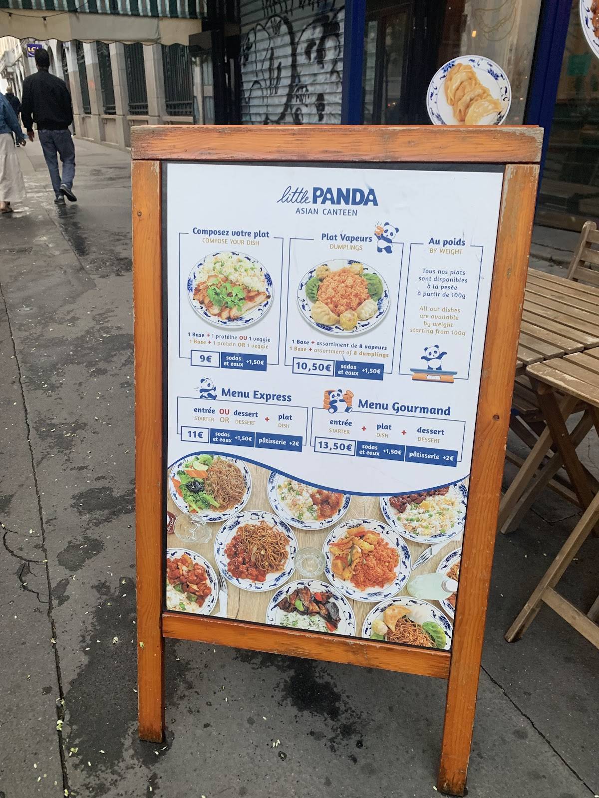 Menu de Little Panda
