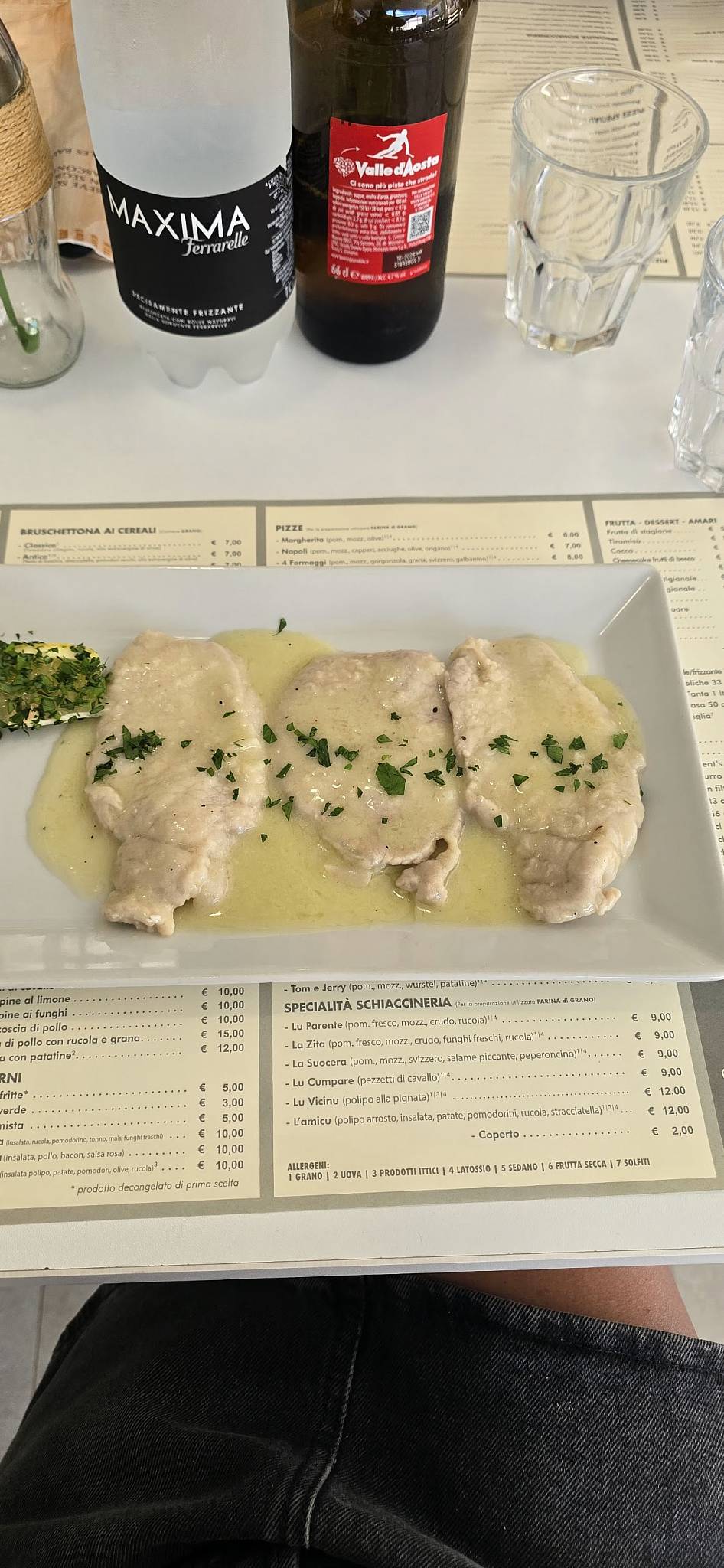 Menu di Lo Spizzicone 