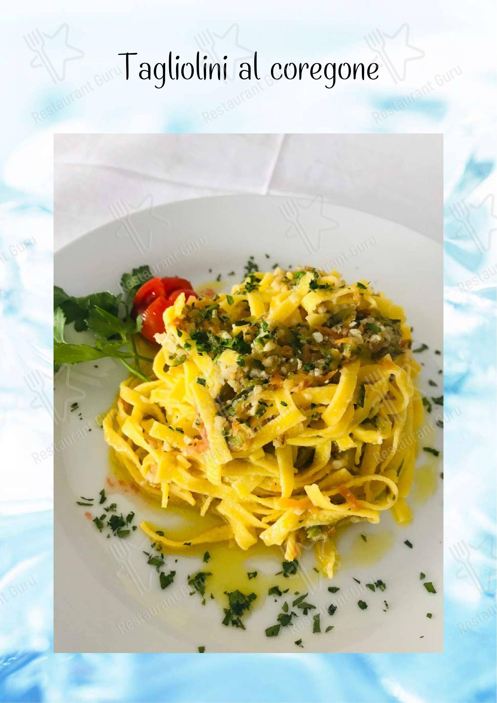 Основное меню per Locanda Torricella ristorante