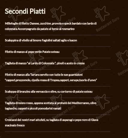 Menu di Locanda di Caio Mario 