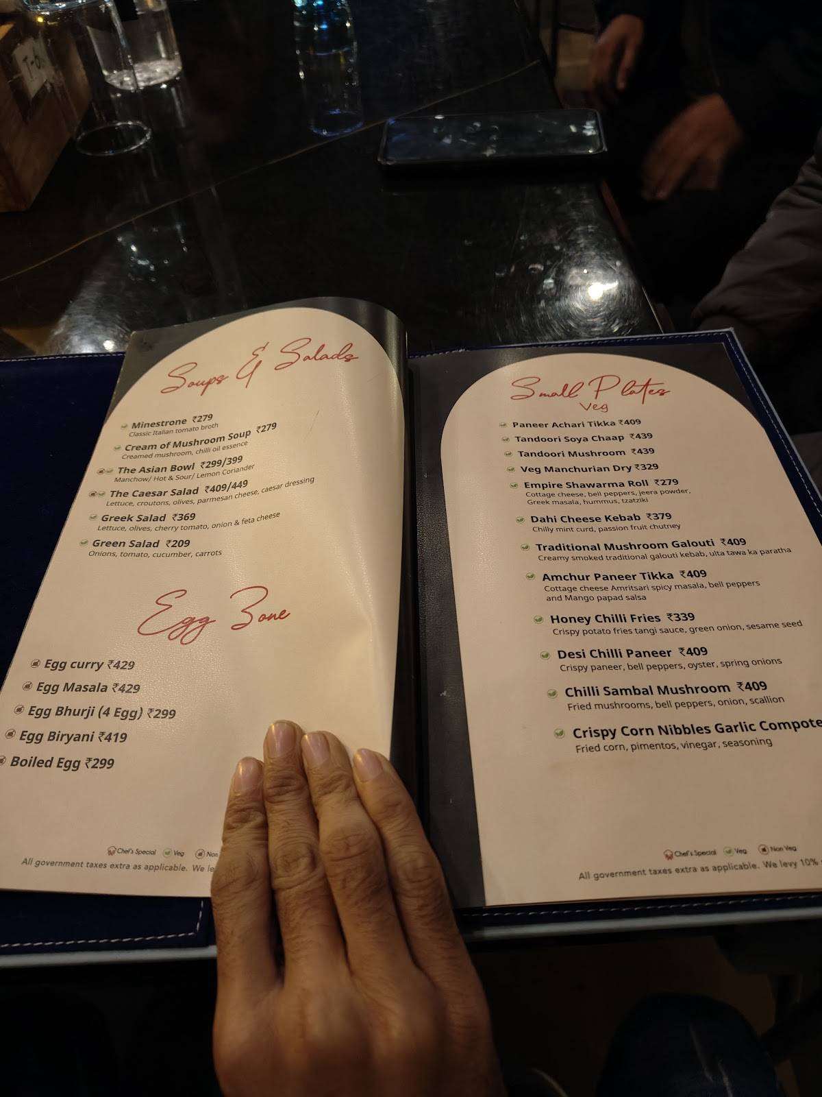 Lord Of The Drinks menu