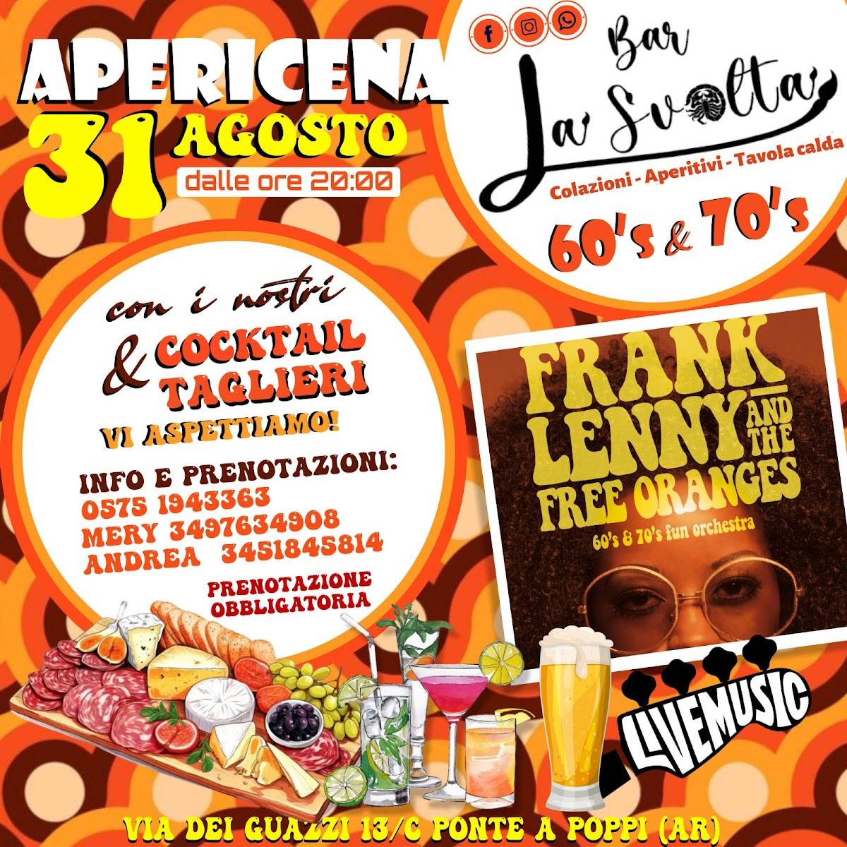 Menu di Bar la Svolta di Scipioni Mery 