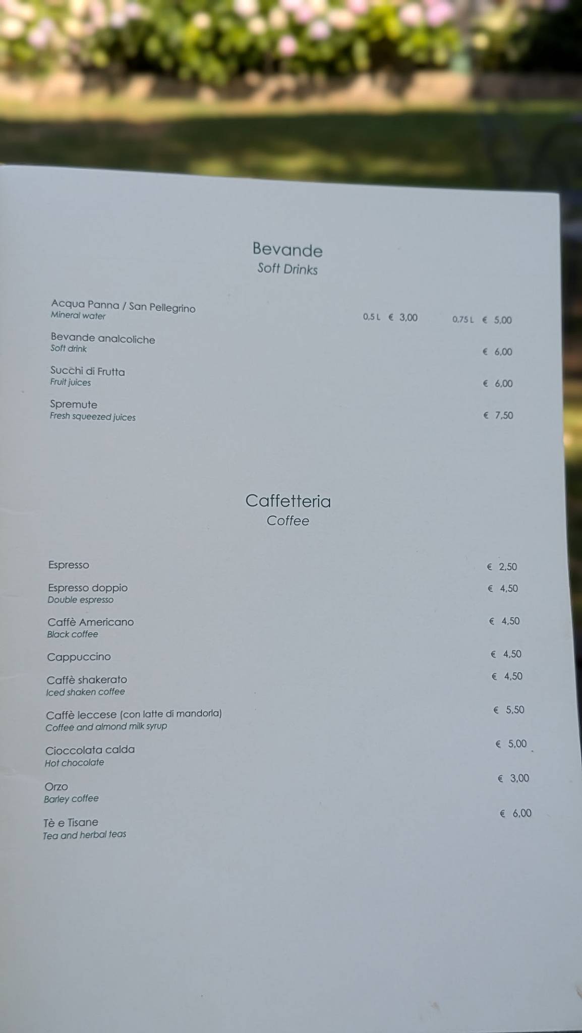 Menu di Lucille's Balcony 