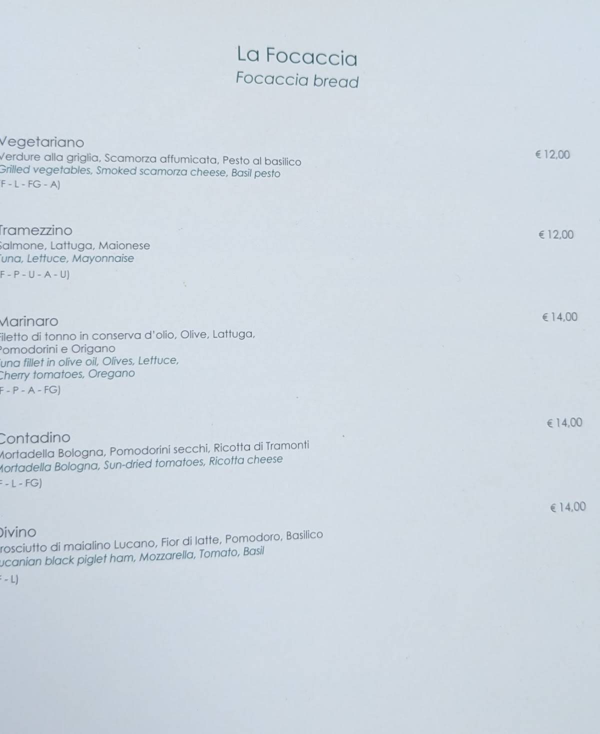 Menu di Lucille's Balcony 