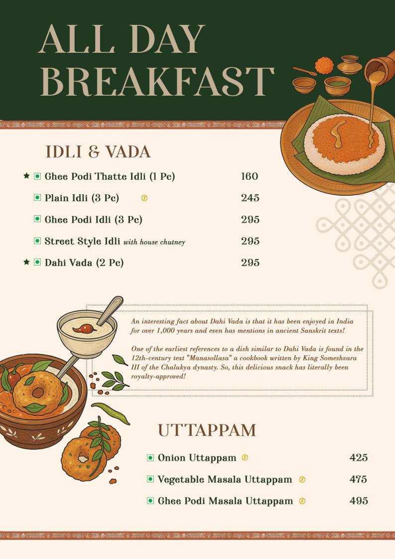 Kokkam menu