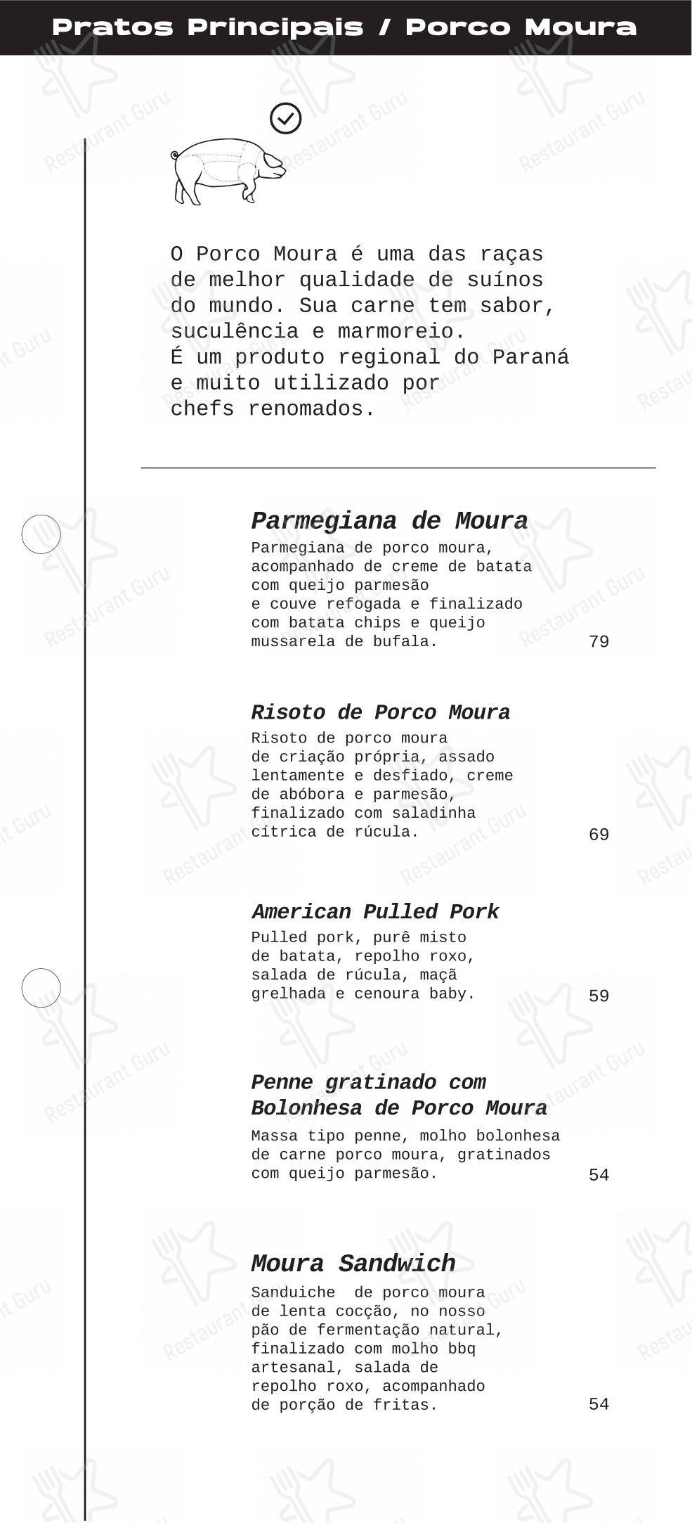 Основное меню para Lumen Café + Gastronomia em Ponta Grossa