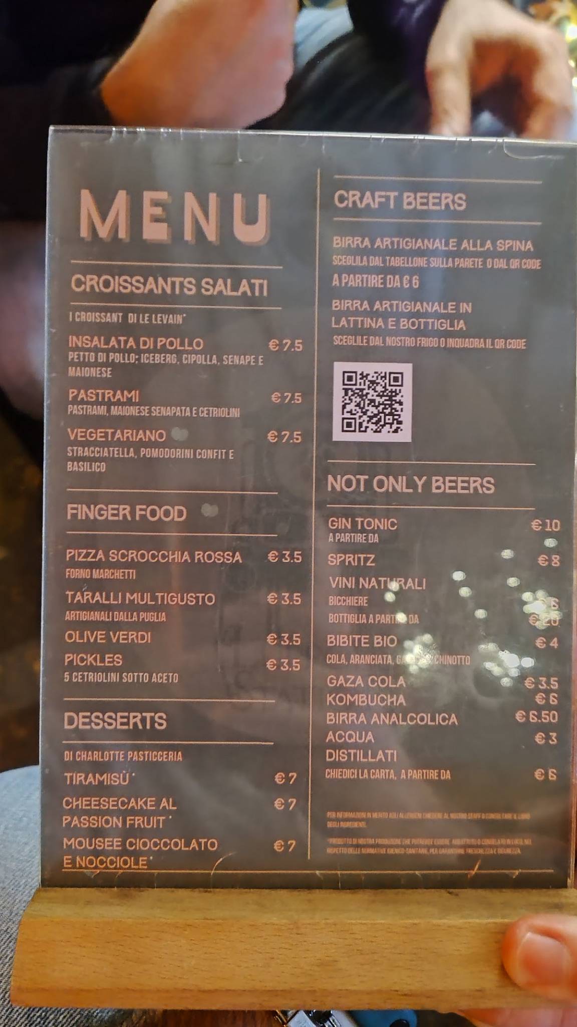 Menu di Luppolo Station 