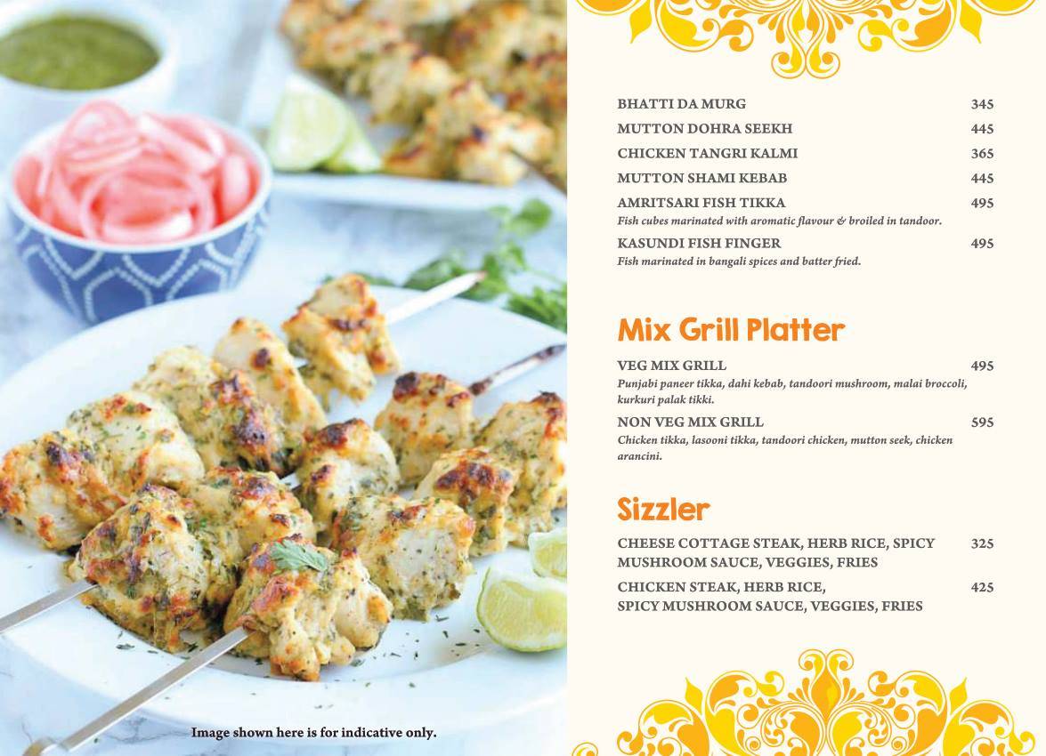 MASALA ASIA menu
