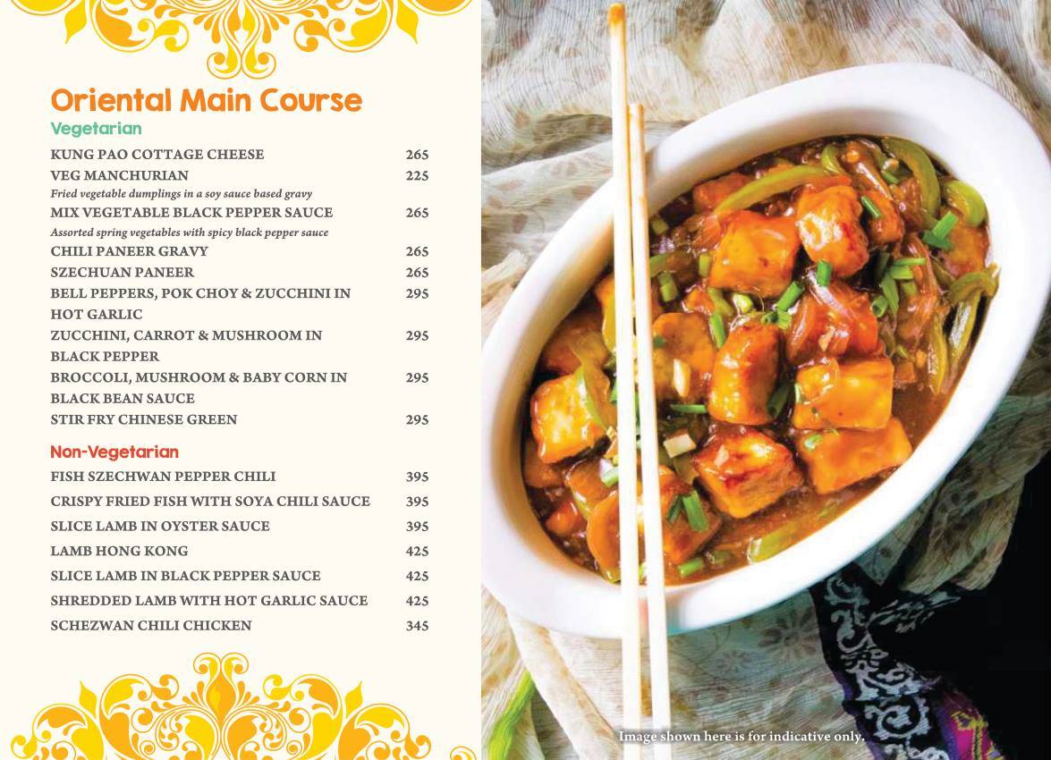 MASALA ASIA menu