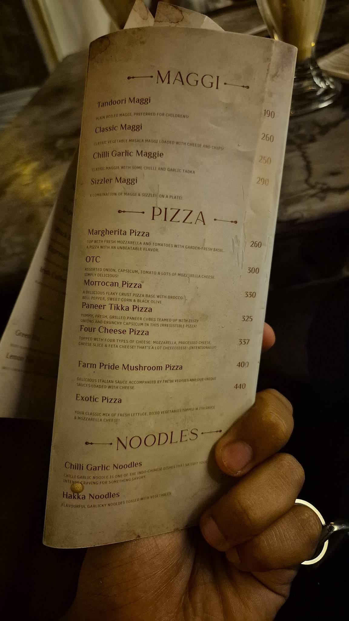 MUGS4BUDS CAFE CHITTORGARH. menu