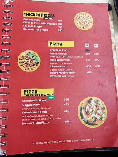 Macho Daddy menu