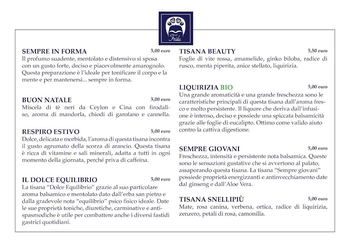 Menu di Frida Pasticceria 