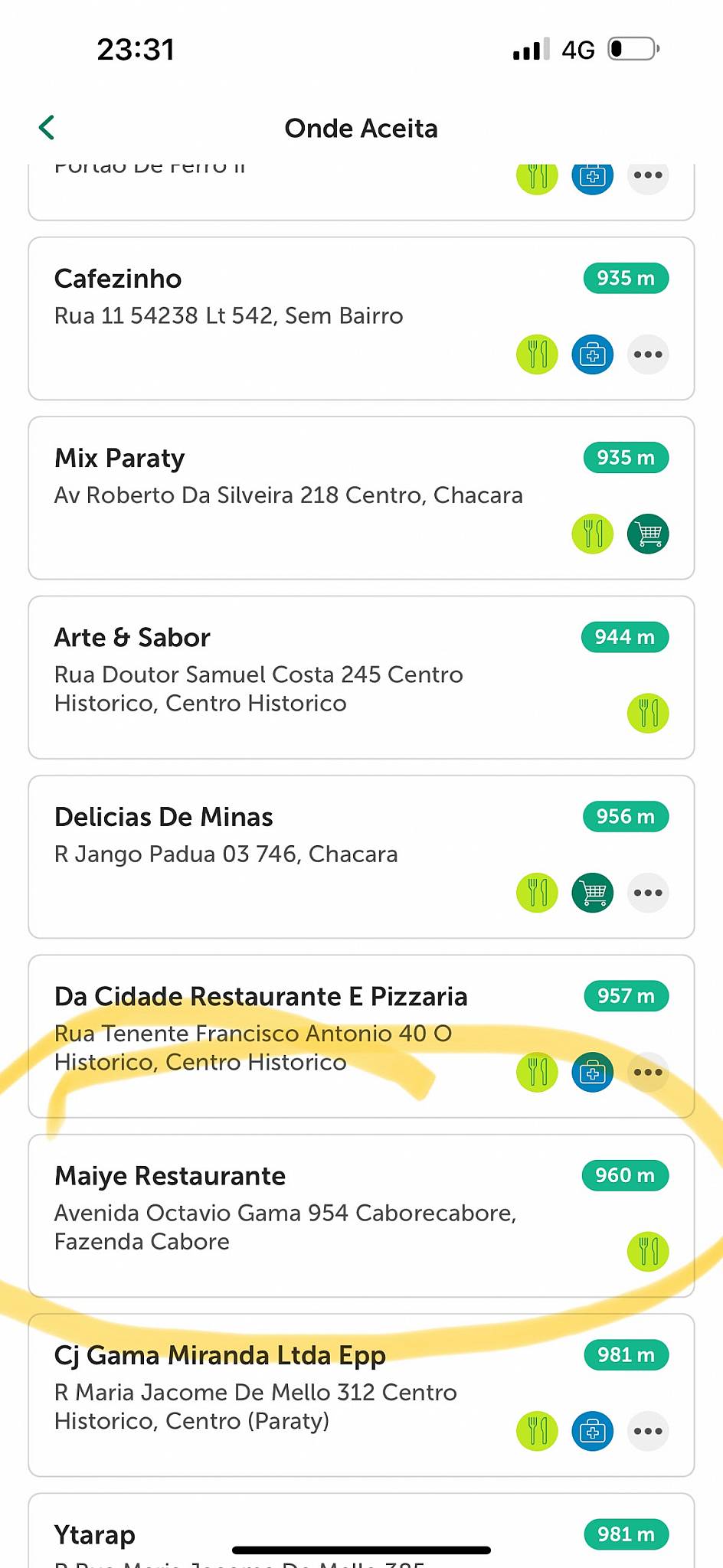 Maiyê Restaurante cardápio