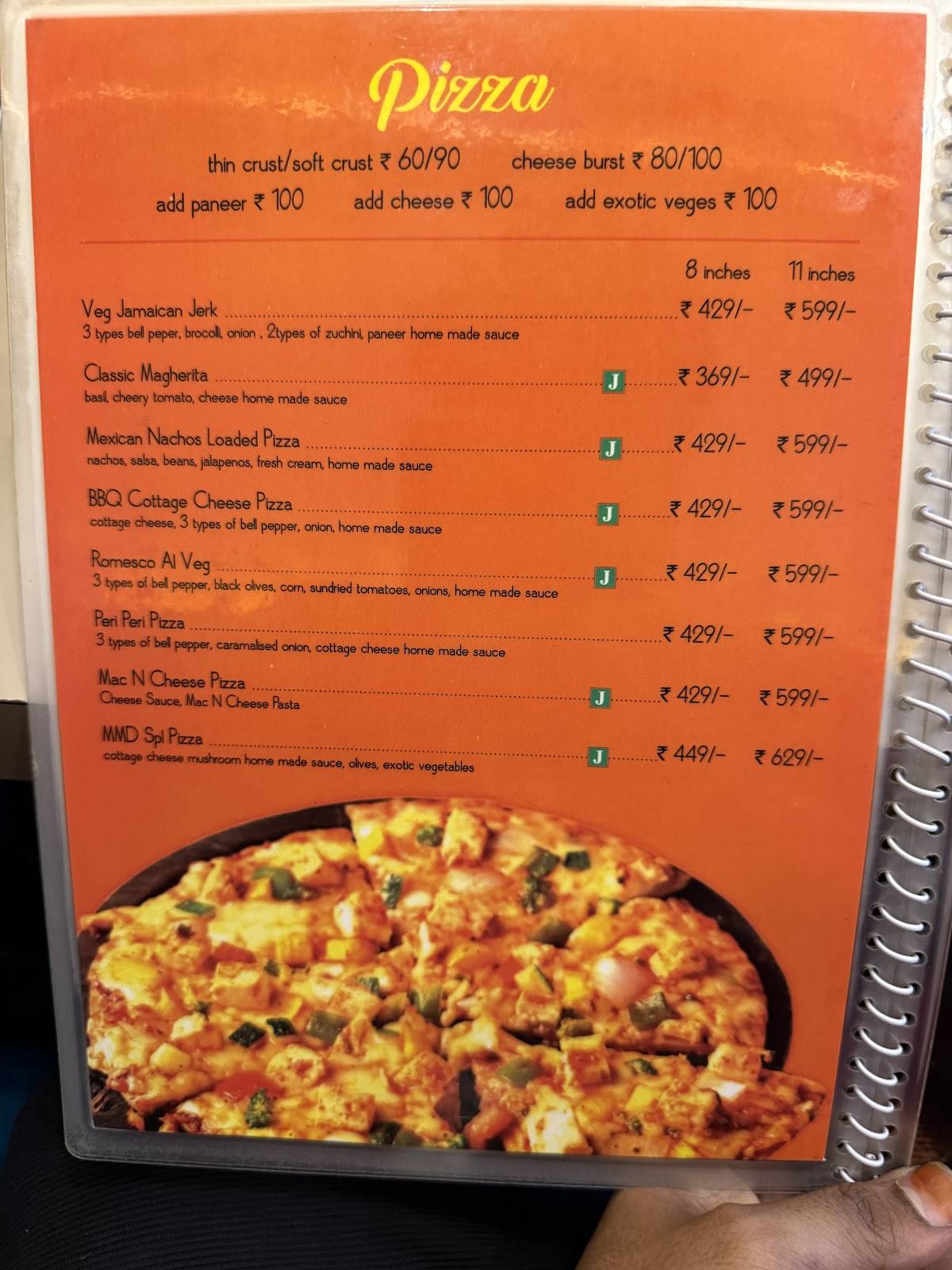 Make My Day menu