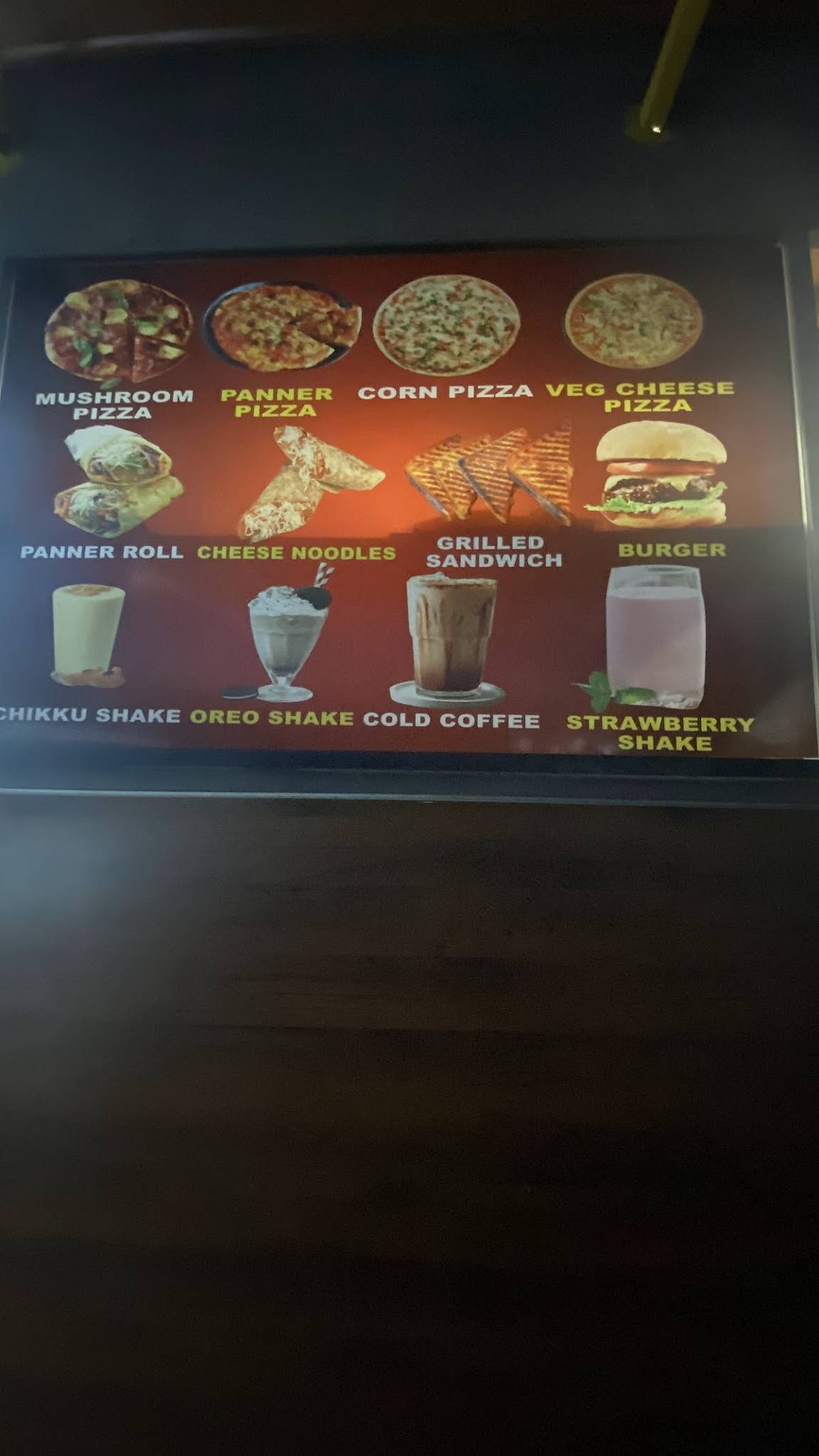 Makers Cafe menu