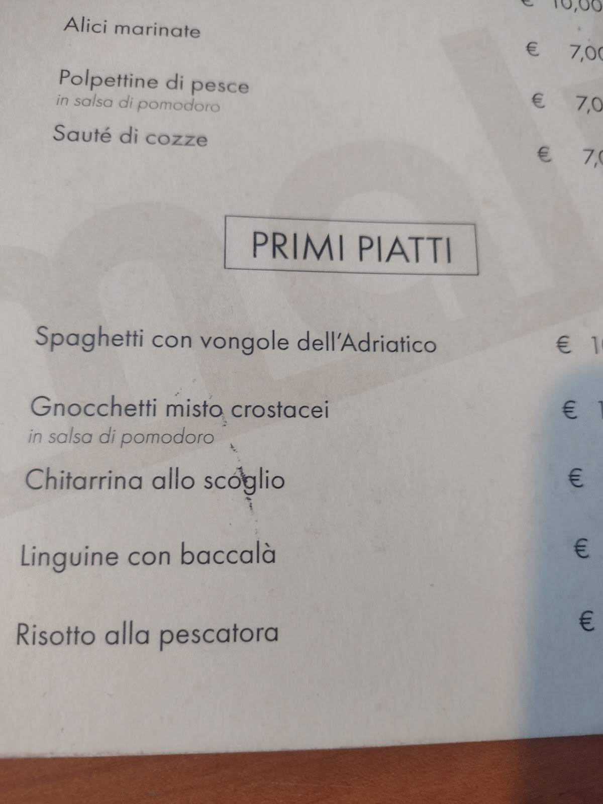 Menu di Malu' - Cucina Tipica Marinara 