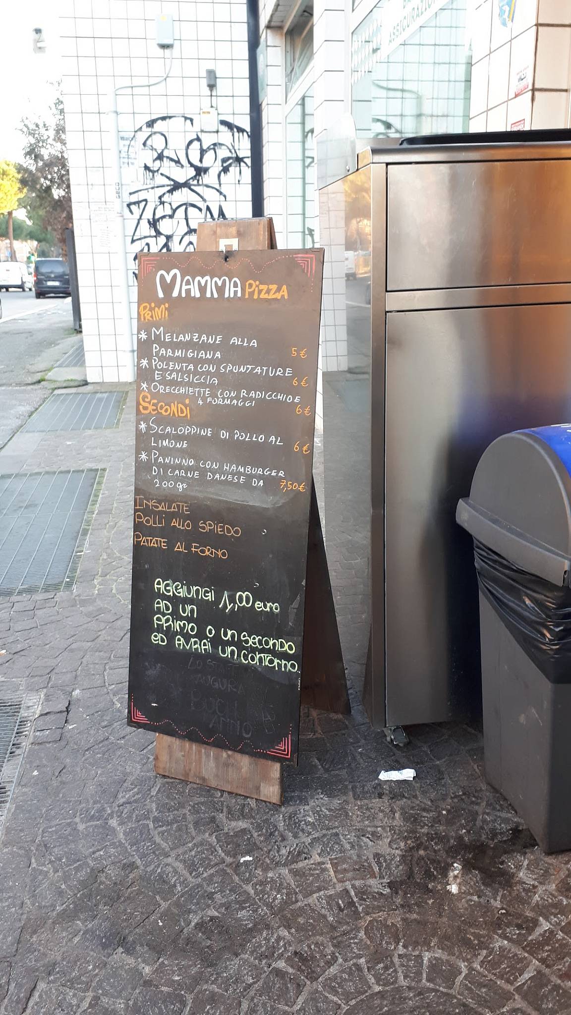 Menu di Mamma Pizza 
