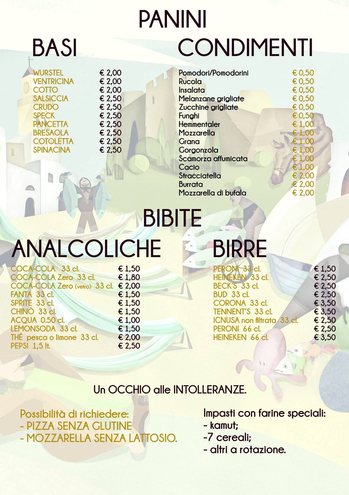 Menu di Pizza in Largo 