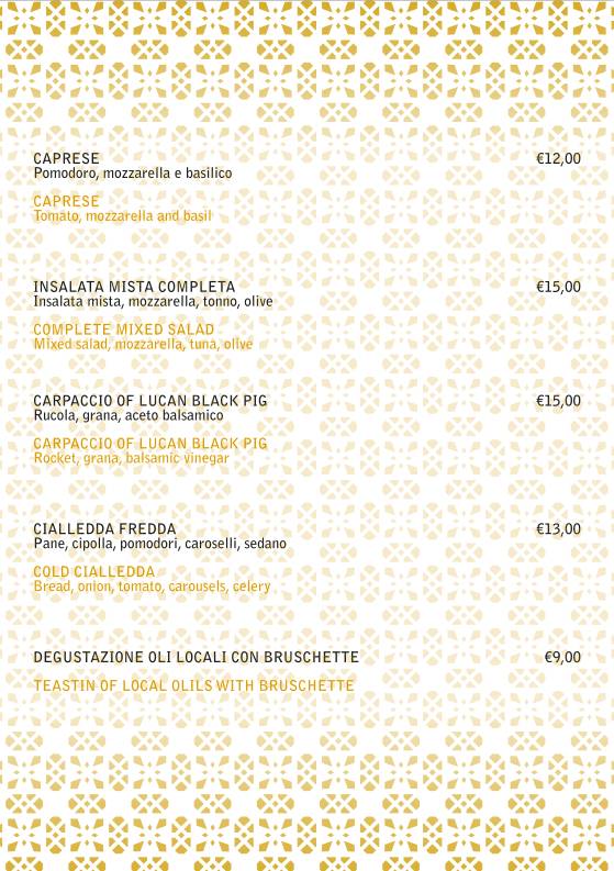 Menu di Ristorante Soul Kitchen 