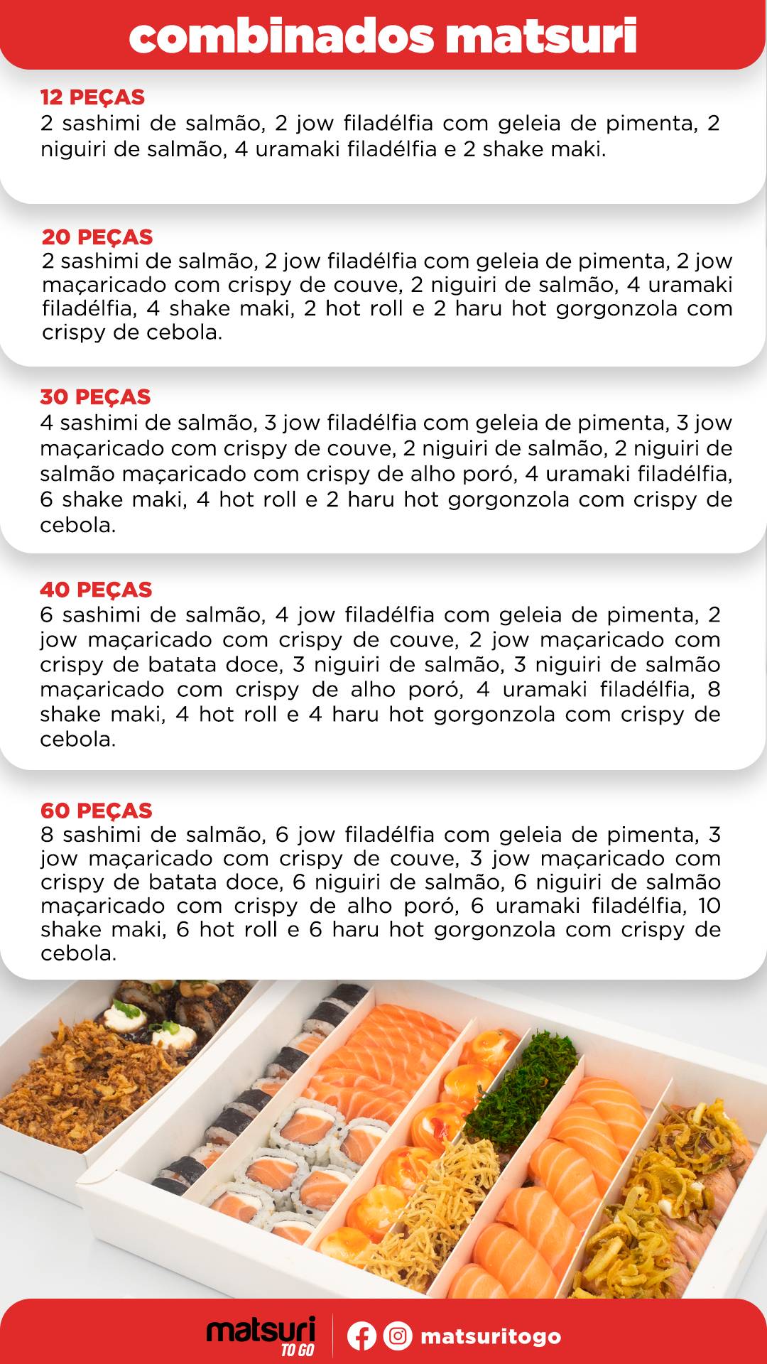 Matsuri To Go - Cambé cardápio