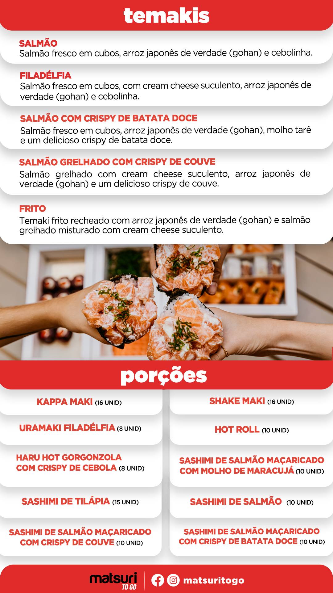 Matsuri To Go - Cambé cardápio