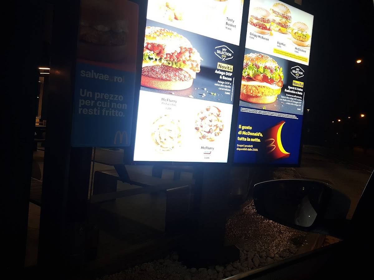 Menu di McDonald's Montecchio Maggiore 