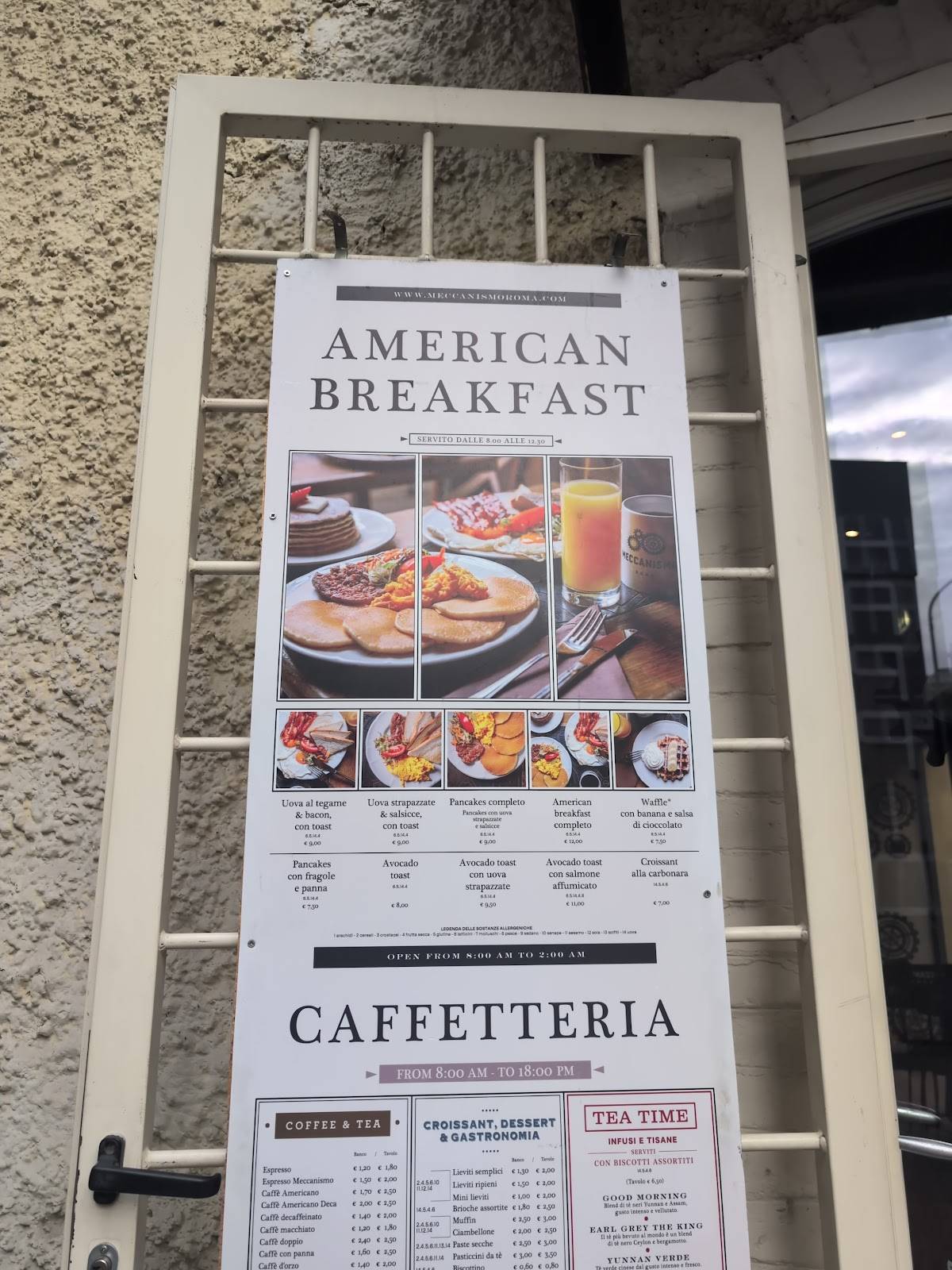 Menu di Meccanismo Happio 