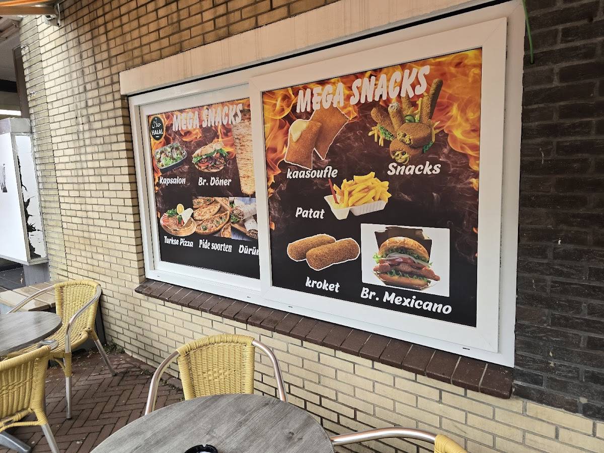 Menu de Mega Snacks