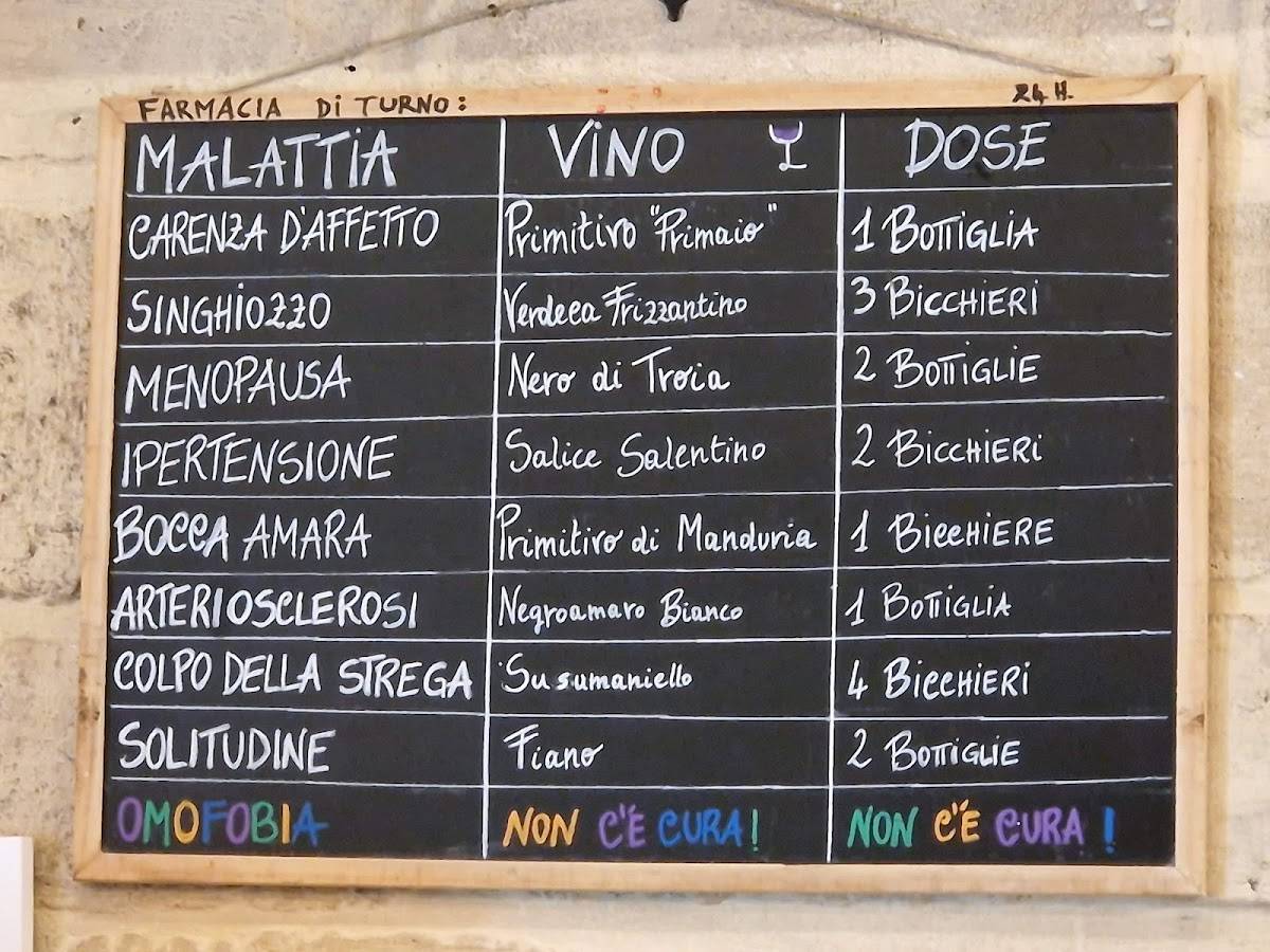 Menu di MercantileNove 