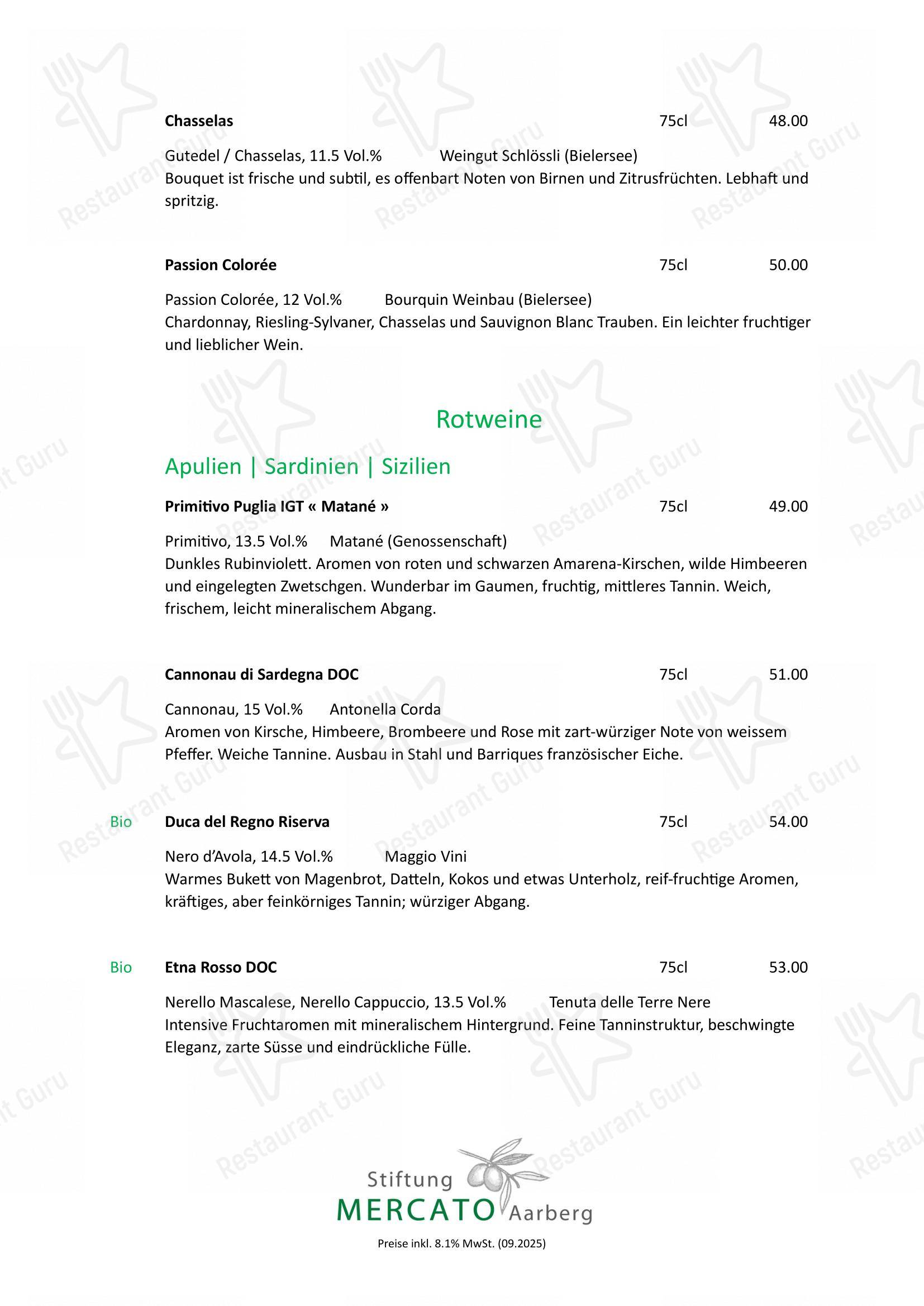 Menu per Mercato in Aarberg