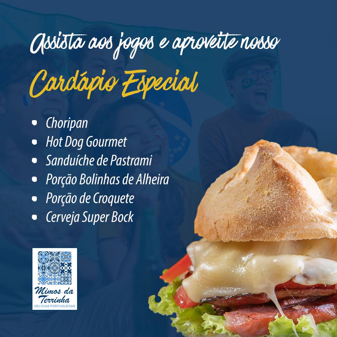 Mimos da Terrinha Delícias Portuguesas cardápio