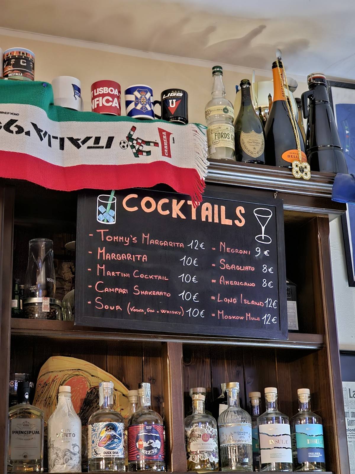 Menu di Mind The Gap 