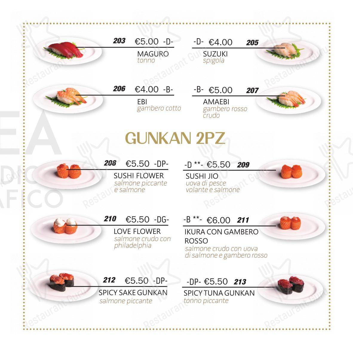 Moki Sushi Ristorante in Roma - Menu