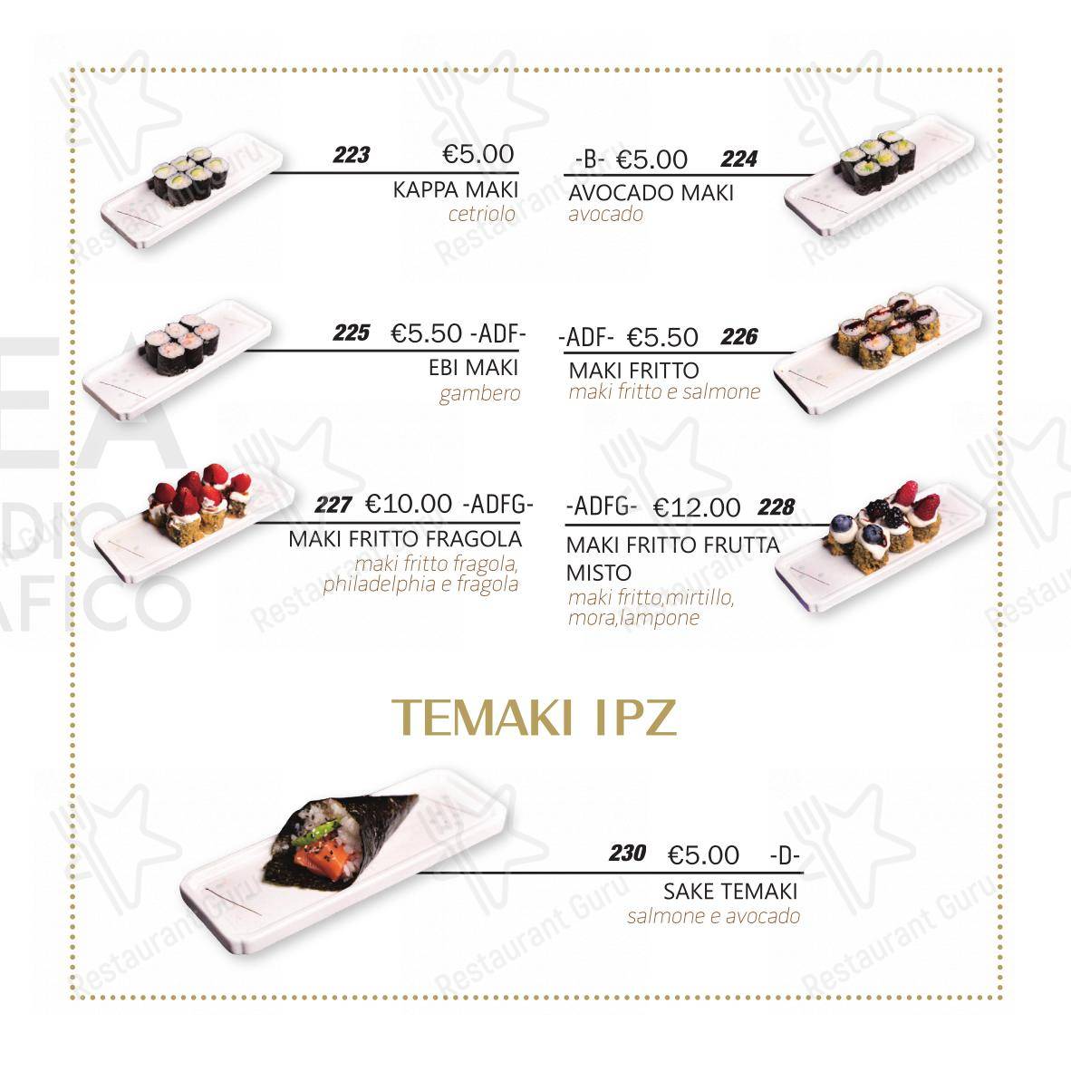 Menu di Moki Sushi Ristorante - Menu
